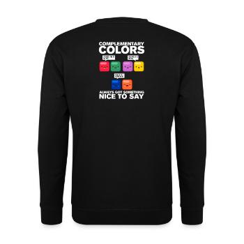 Artist artist art artist gift - Unisex Sweatshirt - black - Back - Alina (178cm)