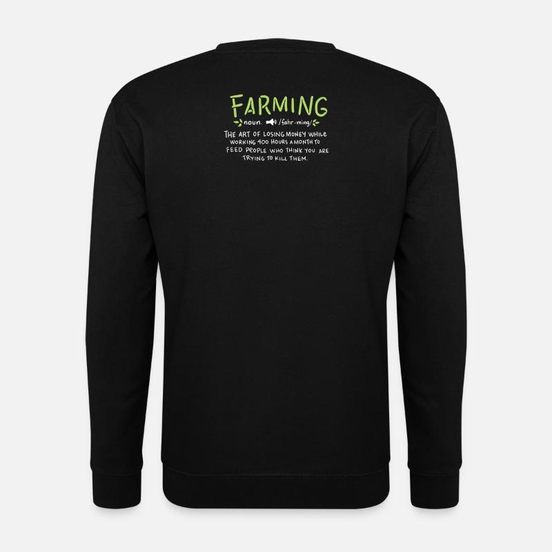 FARMING: Farming Definition - Unisex Sweatshirt - black