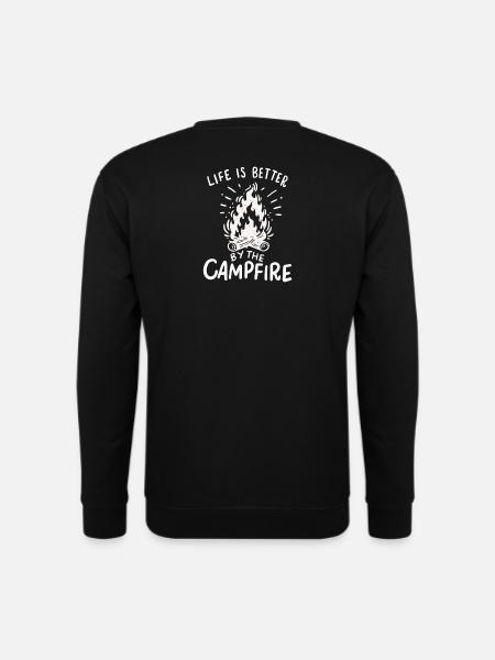 camping - Sweat-shirt Unisexe - noir