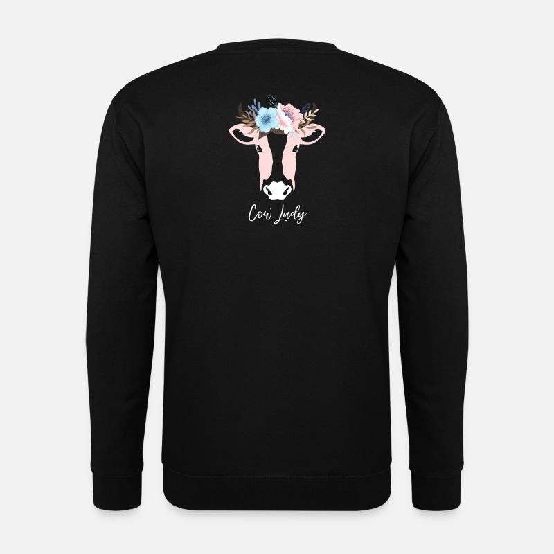 Dame Cattle - Sweat-shirt Unisexe - noir