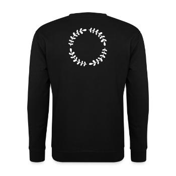 Cadeau d'anniversaire cadre de guirlande - Sweat-shirt Unisexe - noir - Dos - Alina (178cm)