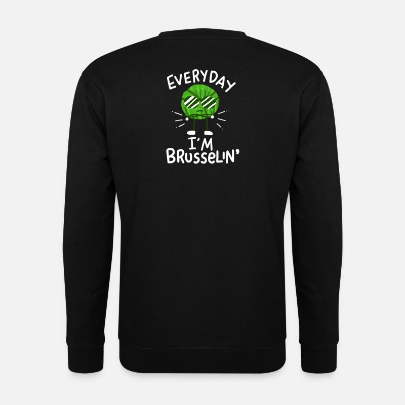 Vegan Brussels Sprouts - Unisex Sweatshirt - black