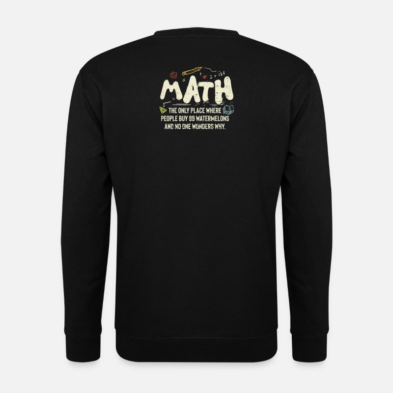 mathematics - Unisex Sweatshirt - black