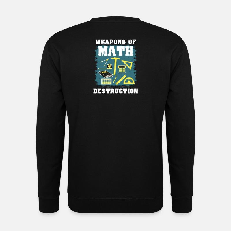 Cadeau math math - Sweat-shirt Unisexe - noir