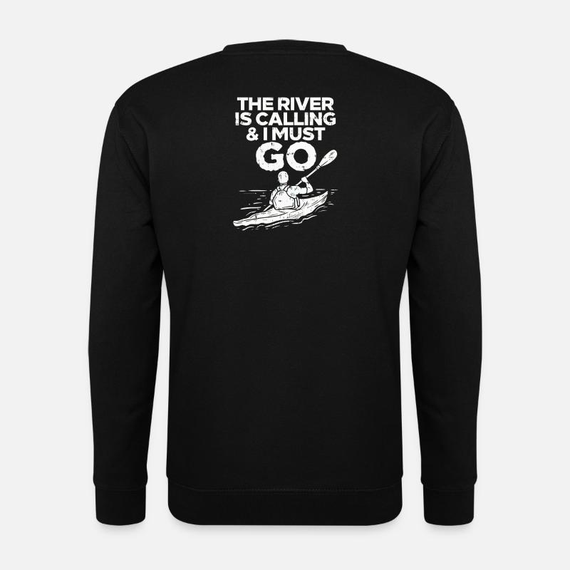 Kayaking Kayak Paddling - Unisex Sweatshirt - black
