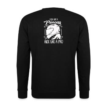 Cadeau de motocycliste - Sweat-shirt Unisexe - noir - Dos - Michal (187cm)