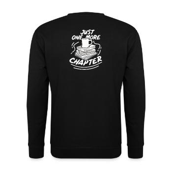 Read books book gift bookshelf - Unisex Sweatshirt - black - Back - Alina (178cm)