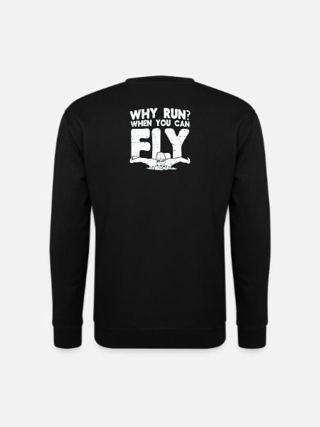 Schwimmen Schwimmer Geschenk - Unisex Pullover - Schwarz