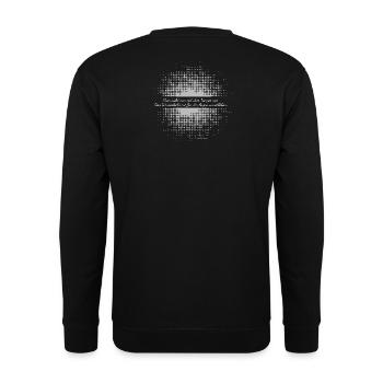 Man sieht nur mit dem Herzen gut Das Wesentliche.. - Unisex Pullover - Schwarz - Hinten - Alina (178cm)