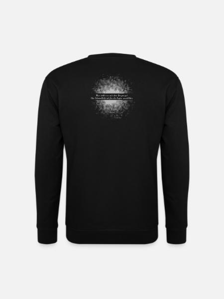 Man sieht nur mit dem Herzen gut Das Wesentliche.. - Unisex Pullover - Schwarz