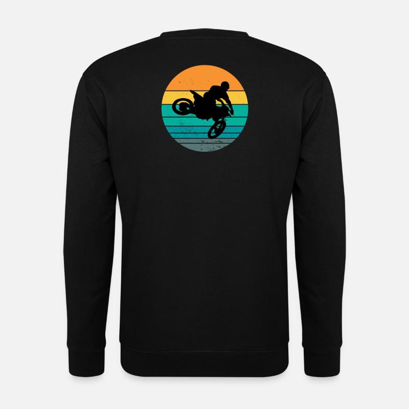 motorcycle, motorcycle fan, biker - Unisex Sweatshirt - black