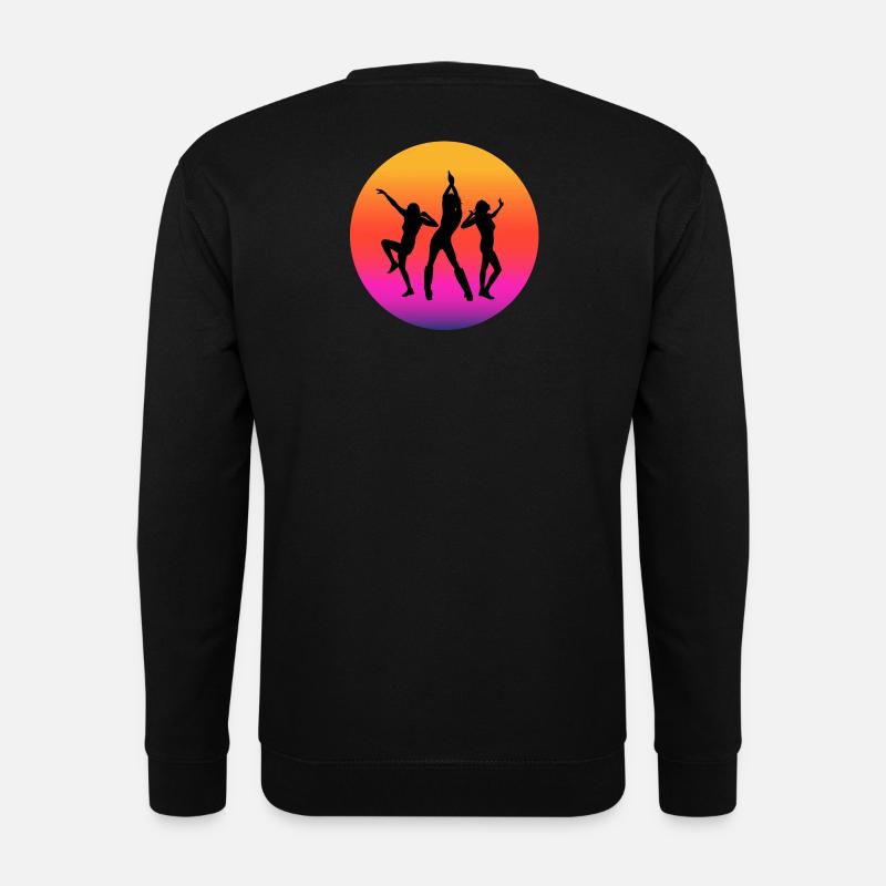 Diso, Disco-Fan, Disco-Musik - Unisex Pullover - Schwarz