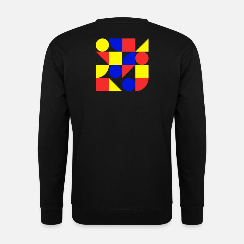 Form, Geometrie, Kunst, Bauhaus - Unisex Pullover - Schwarz