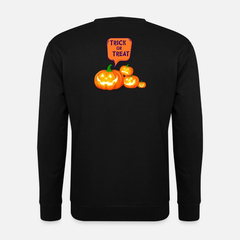 Halloween, Kürbis, Hexe - Unisex Pullover - Schwarz