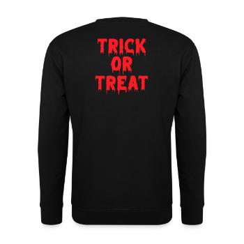 Halloween, Black Magic, Candy - Unisex Sweatshirt - black - Back - Alina (178cm)