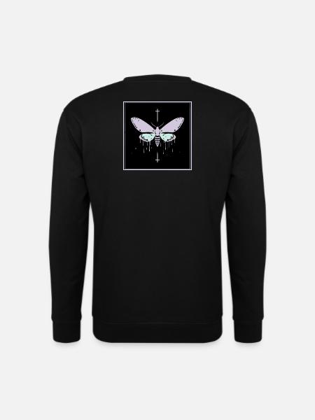 Ätherisches Flüstern in Minze und Lavendel - Unisex Pullover - Schwarz
