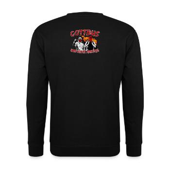 Cottbus und nicht anders UPDATE - Unisex Pullover - Schwarz - Hinten - Michal (187cm)