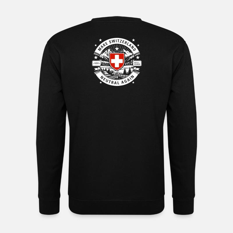 make Switzerland neutral again - Unisex Pullover - Schwarz