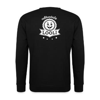 Absolute Lööli - Unisex Pullover - Schwarz - Hinten - Alina (178cm)