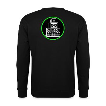 Free tekno - Sweat-shirt Unisexe - noir - Dos - Alina (178cm)