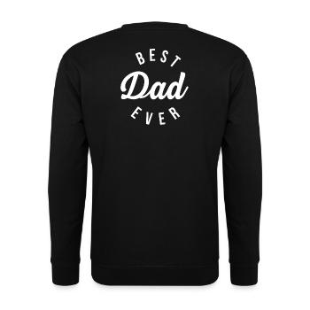 Legende 2026 Best Dad Ever - Unisex Pullover - Schwarz - Hinten - Alina (178cm)