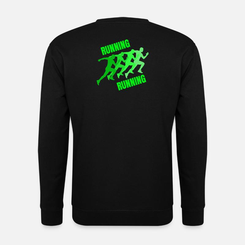 Laufen, Joggen, Joggen, Laufen, Trailrunning - Unisex Pullover - Schwarz
