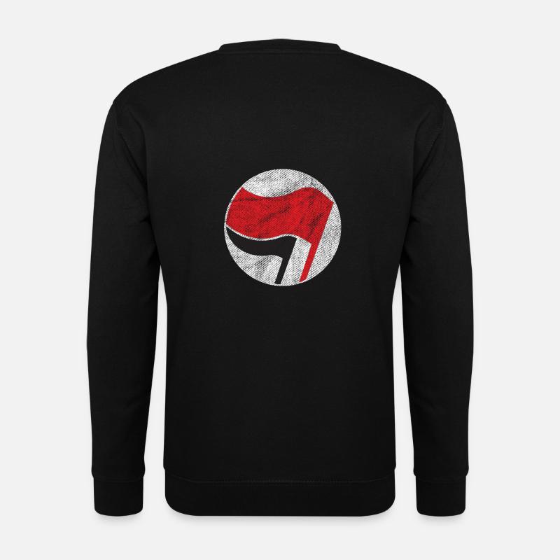 antifa antifascist action - Unisex Sweatshirt - black