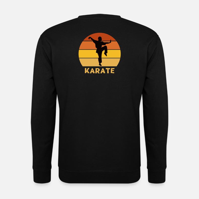 karaté, fan de karaté, faire du karaté - Sweat-shirt Unisexe - noir