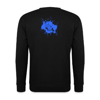 Bridge in a Splash > Vectorgraphic - Unisex Sweatshirt - black - Back - Alina (178cm)
