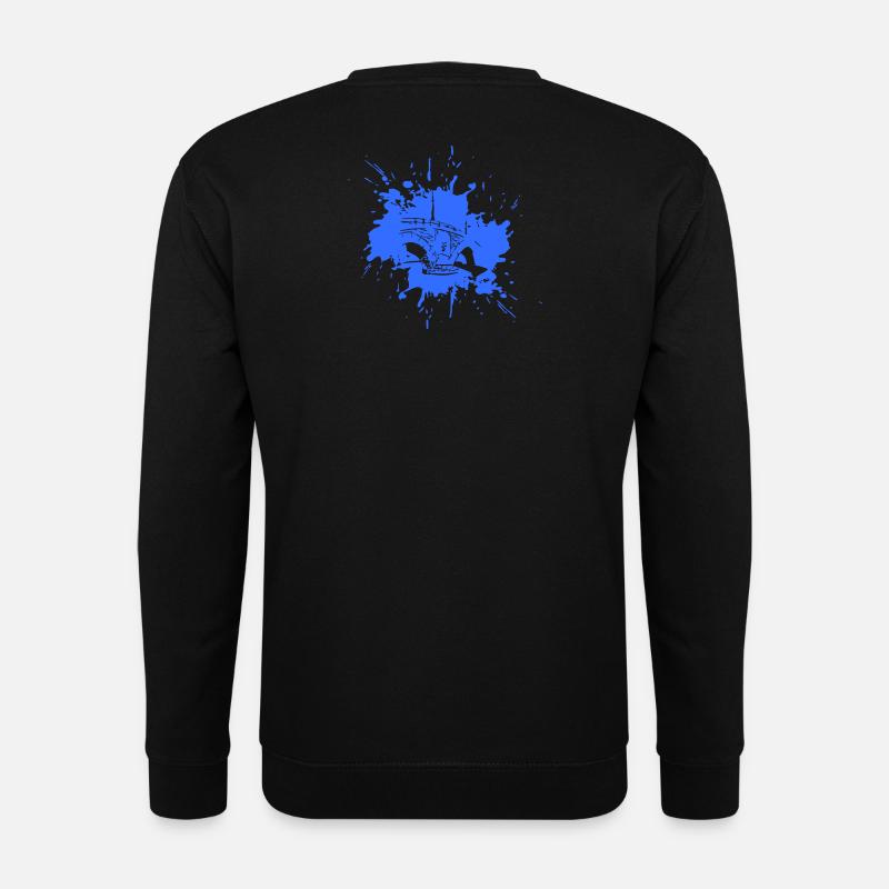 Bridge in a Splash > Vectorgraphic - Unisex Pullover - Schwarz