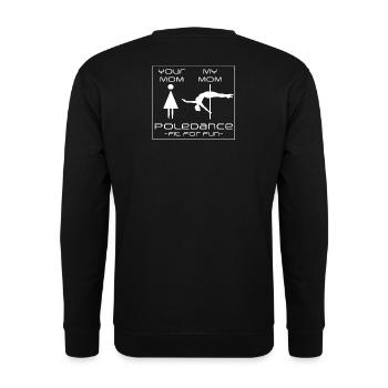 Poledance Mutti Spaß - Unisex Pullover - Schwarz - Hinten - Alina (178cm)