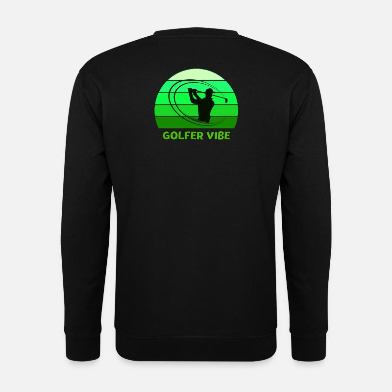 golf, golfer, golf fan - Unisex Sweatshirt - black