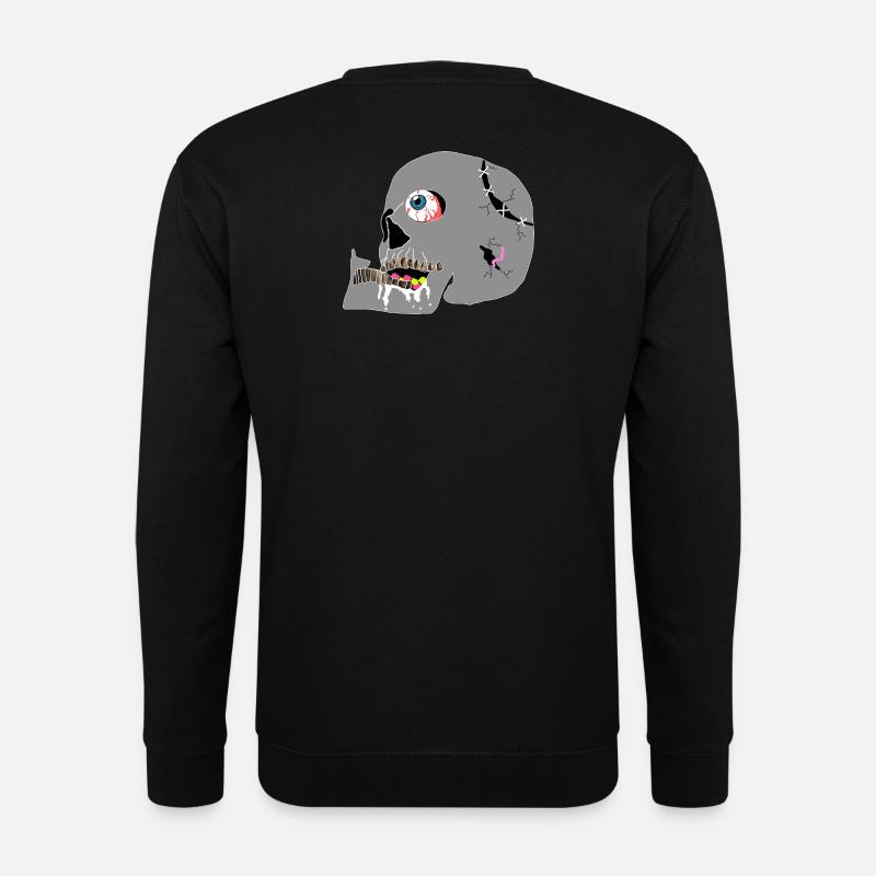 Schädel - Unisex Pullover - Schwarz