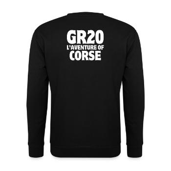 Corsica, island of beauty, Corsican pride - Unisex Sweatshirt - black - Back - Alina (178cm)