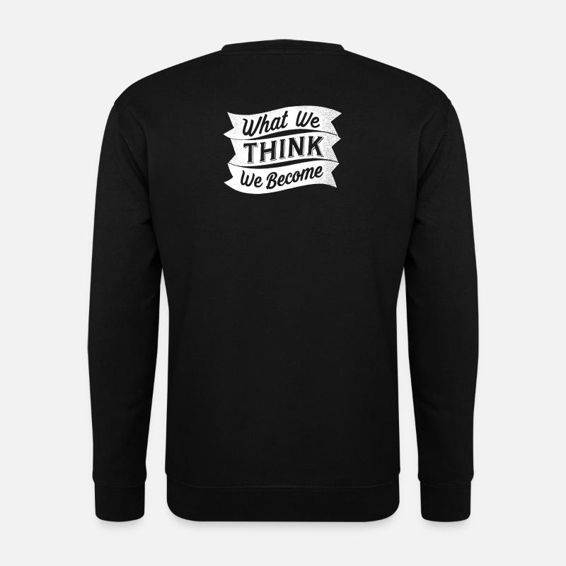ce que nous pensons devenir - Sweat-shirt Unisexe - noir