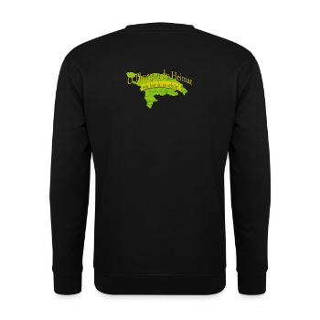 o Thurgau du Heimat | Ostschweiz - Unisex Pullover - Schwarz - Hinten - Alina (178cm)