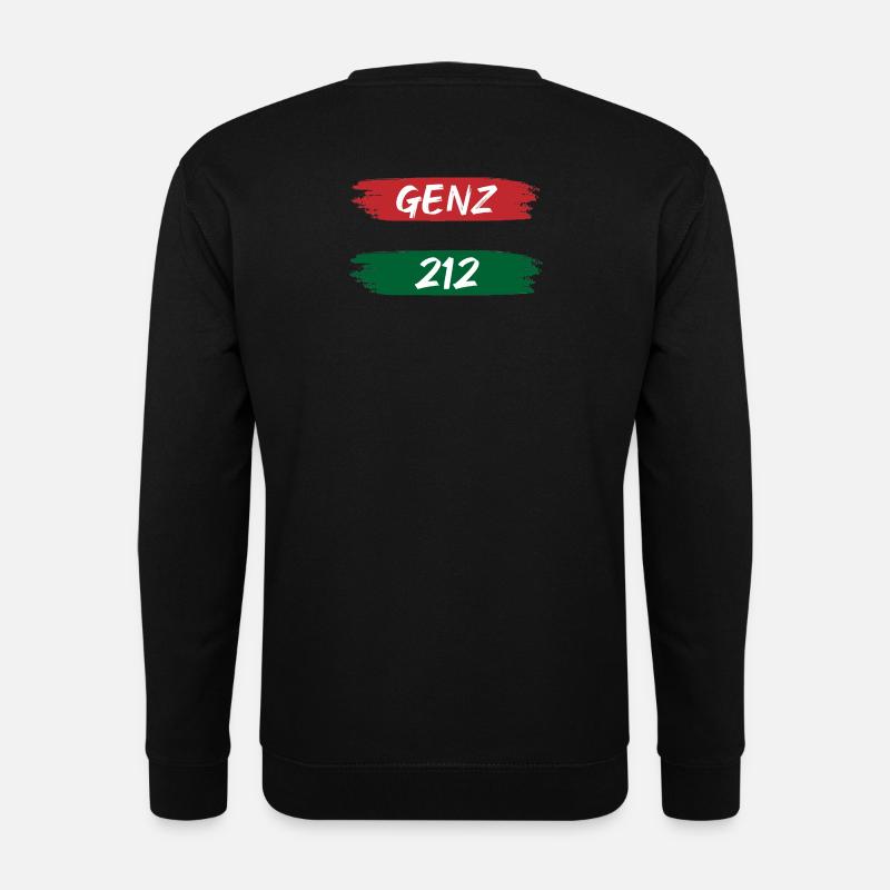 GENZ 212 Urban Graffiti - Unisex Pullover - Schwarz