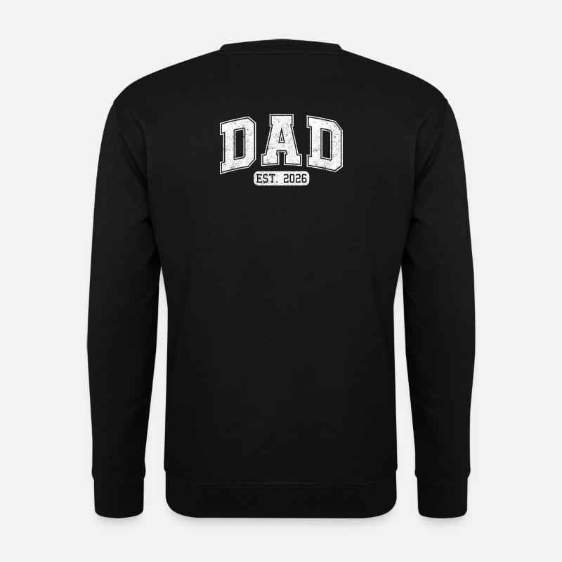 Dad 2026 Dad est 2026 - Unisex Pullover - Schwarz