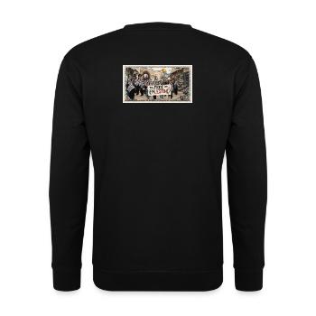 Palästinensische Solidaritätskundgebung - Unisex Pullover - Schwarz - Hinten - Michal (187cm)