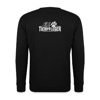 Ex-Tierpfleger. Nicht mehr Teil davon. - Unisex Pullover - Schwarz - Hinten - Michal (187cm)