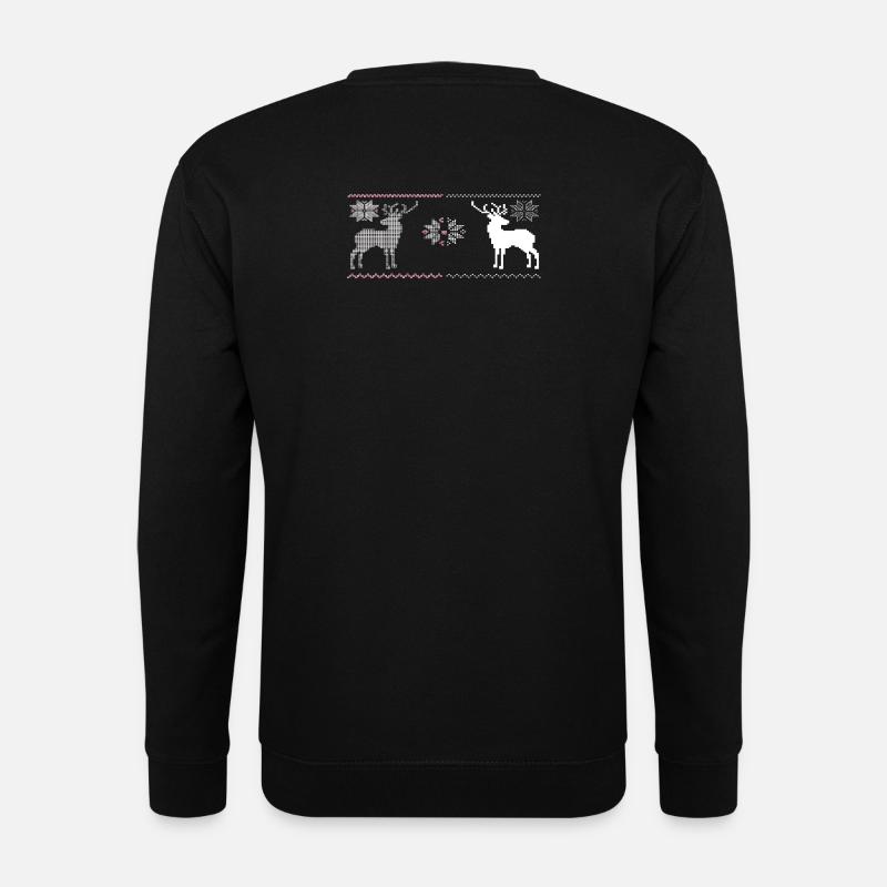 Noël, Renne - Sweat-shirt Unisexe - noir