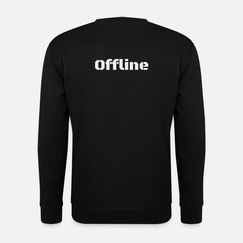 Offline - Unisex Pullover - Schwarz