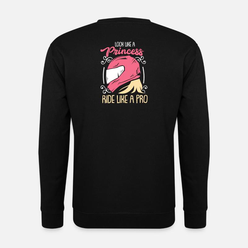 Frauen Motorrad Geschenk - Unisex Pullover - Schwarz