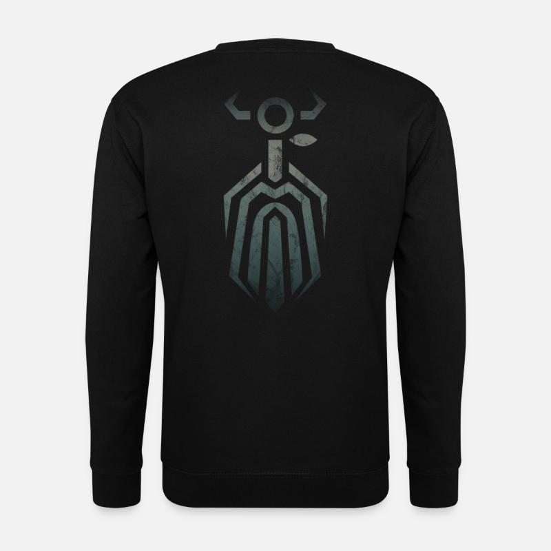 Odin Gott Asgard Nordisch Wikinger Viking Pagan - Unisex Pullover - Schwarz