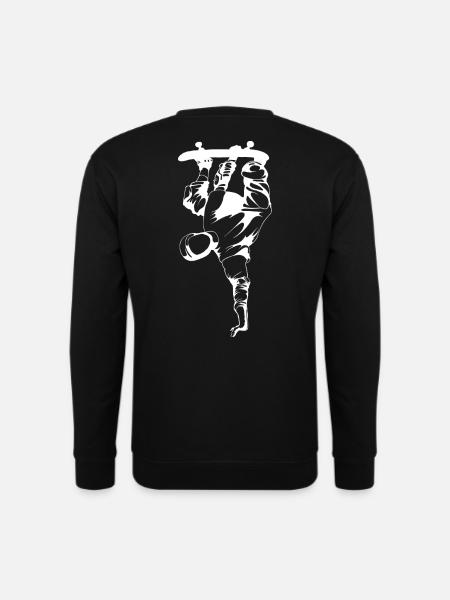 Skate skateboard - Unisex Sweatshirt - black