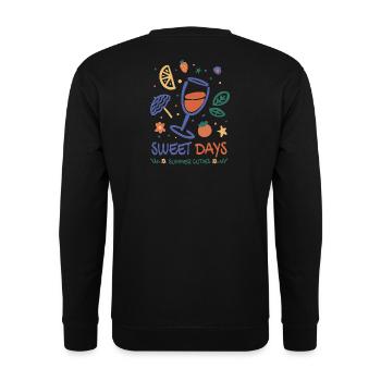 Spritzer Summer - Unisex Sweatshirt - black - Back - Michal (187cm)