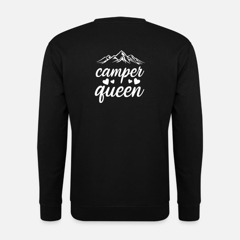 Camping Queen - Unisex Sweatshirt - black