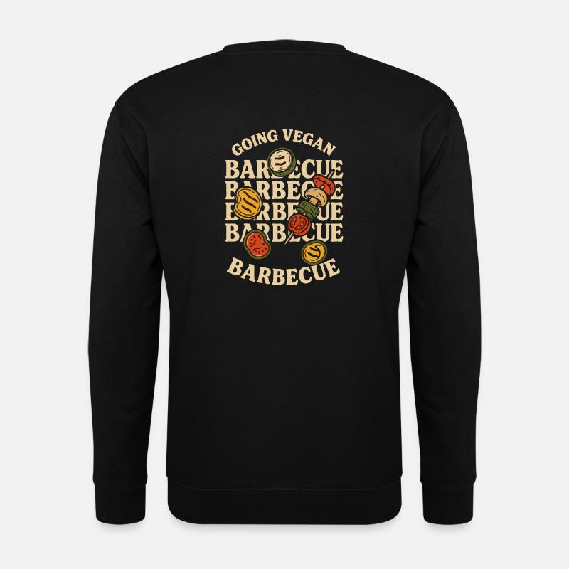 Vegan Barbeque - Unisex Pullover - Schwarz