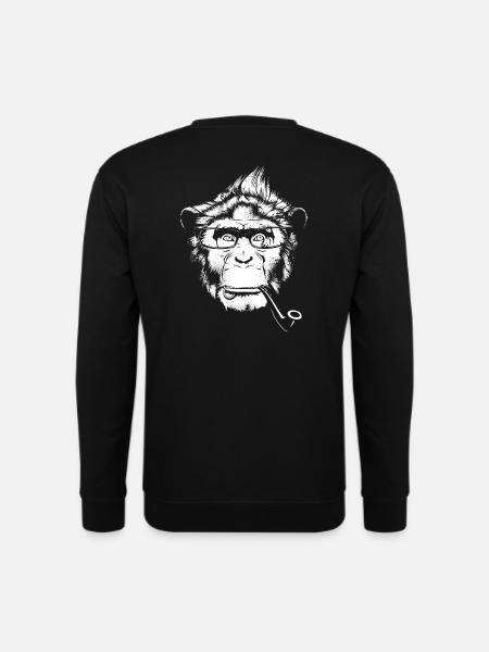 Ironic Chimp - Darks - Unisex Sweatshirt - black
