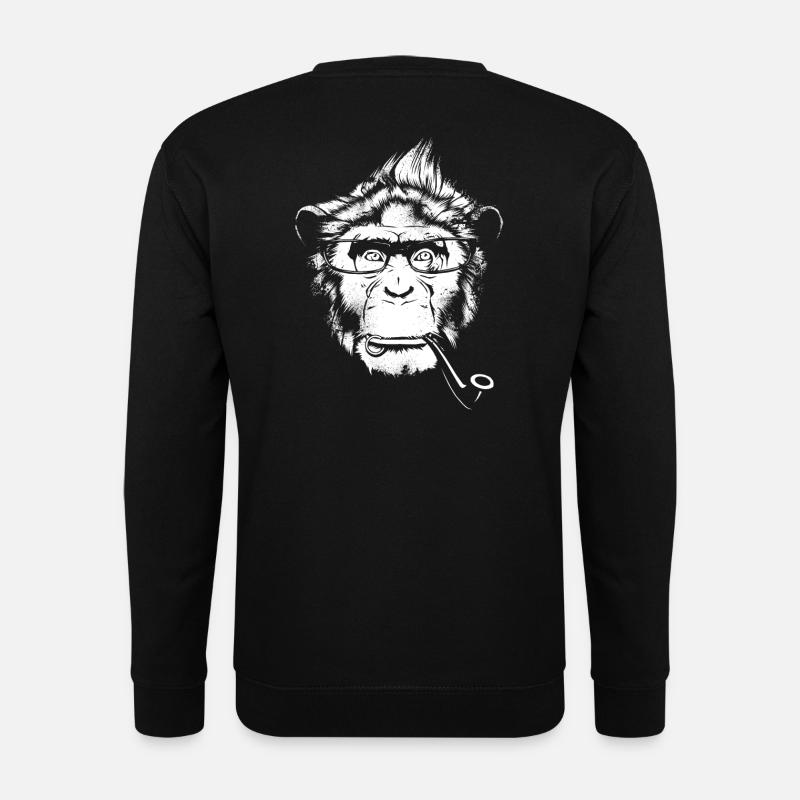 Ironic Chimp - Darks - Unisex Pullover - Schwarz